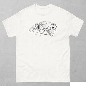 Graffiti T-Shirt See No Evil Street Art Style White